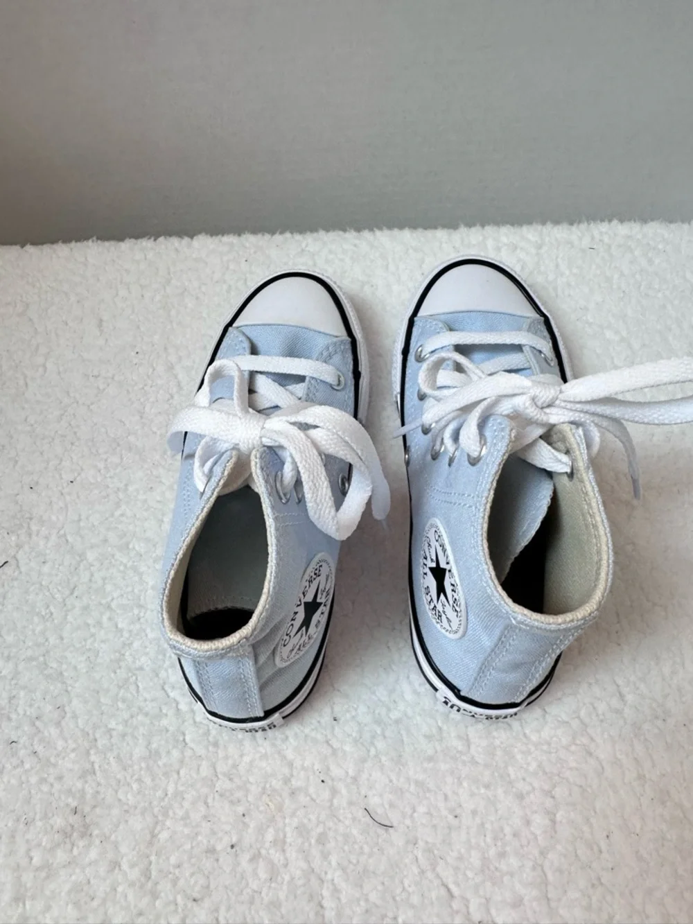 Kids Blue Converse High Top Sneakers